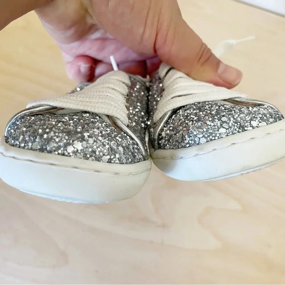 Minna Parikka Glitter Bunny Sneakers toddler Sz 21 US 6 - Picture 4 of 8